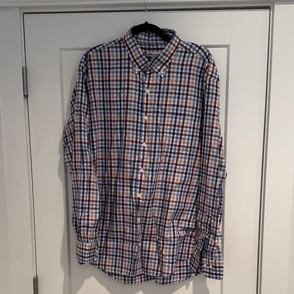 Peter Millar Multicolor Plaid Button-Down Shirt